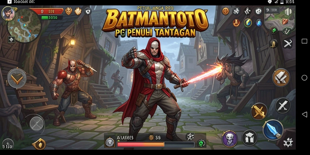 Tampilan gameplay seru dari game RPG BATMANTOTO.