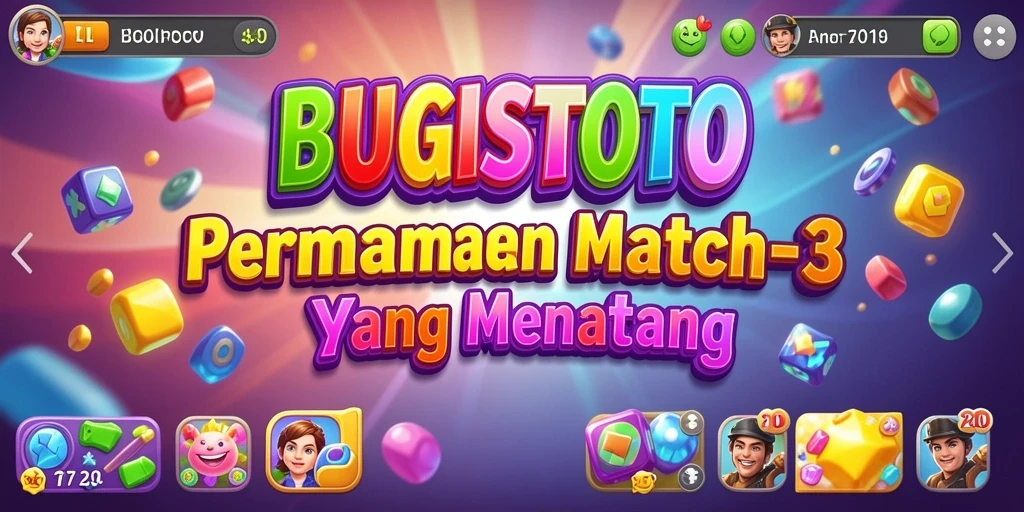 Tampilkan gameplay menantang di BUGISTOTO dengan kombinasi warna-warni.