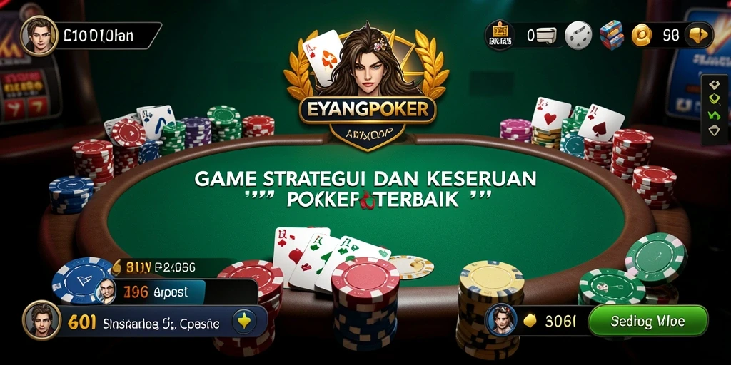 Tampilan gameplay seru dan menantang di EYANGPOKER.