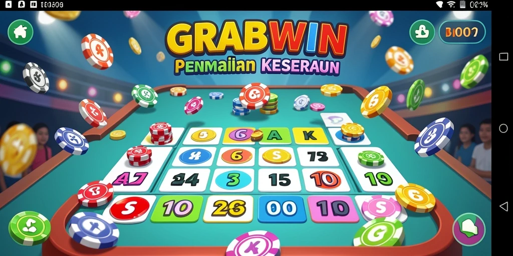 Tampilan permainan Bingo yang seru di GRABWIN.