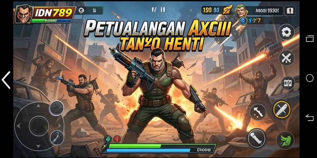 Tampilan seru dari gameplay aksi di IDN789.
