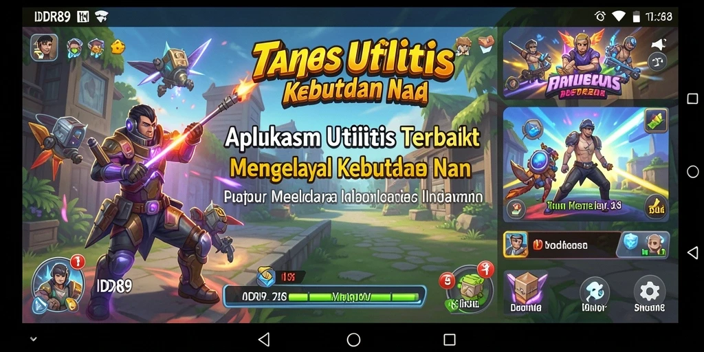 Screenshot IDR89 menampilkan antarmuka pengguna saat mengelola aplikasi.