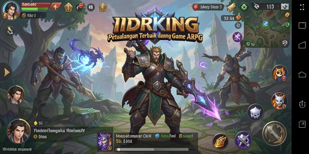 Tampilan gameplay seru dari IDRKING dengan aksi dan petualangan yang mendebarkan.