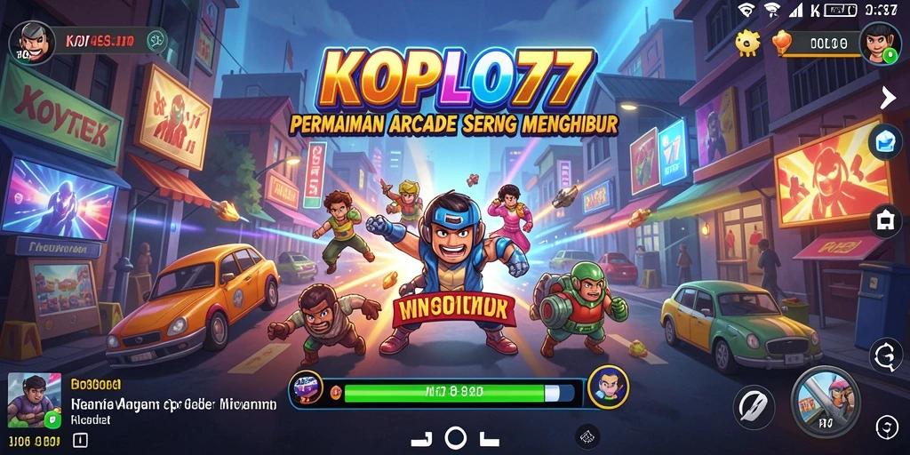 Screenshot gameplay KOPLO77 menampilkan aksi seru dan dinamis dalam permainan Arcade.