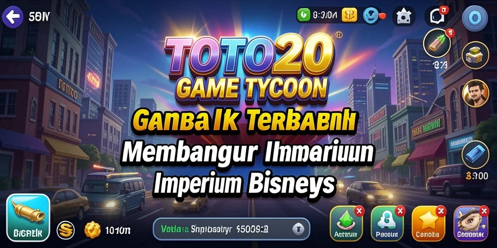 Tampilan gameplay TOTO20 yang menarik dengan berbagai opsi bisnis.