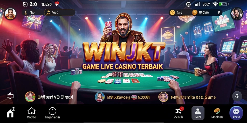 Gameplay menakjubkan dalam aplikasi Live Casino WINJKT.